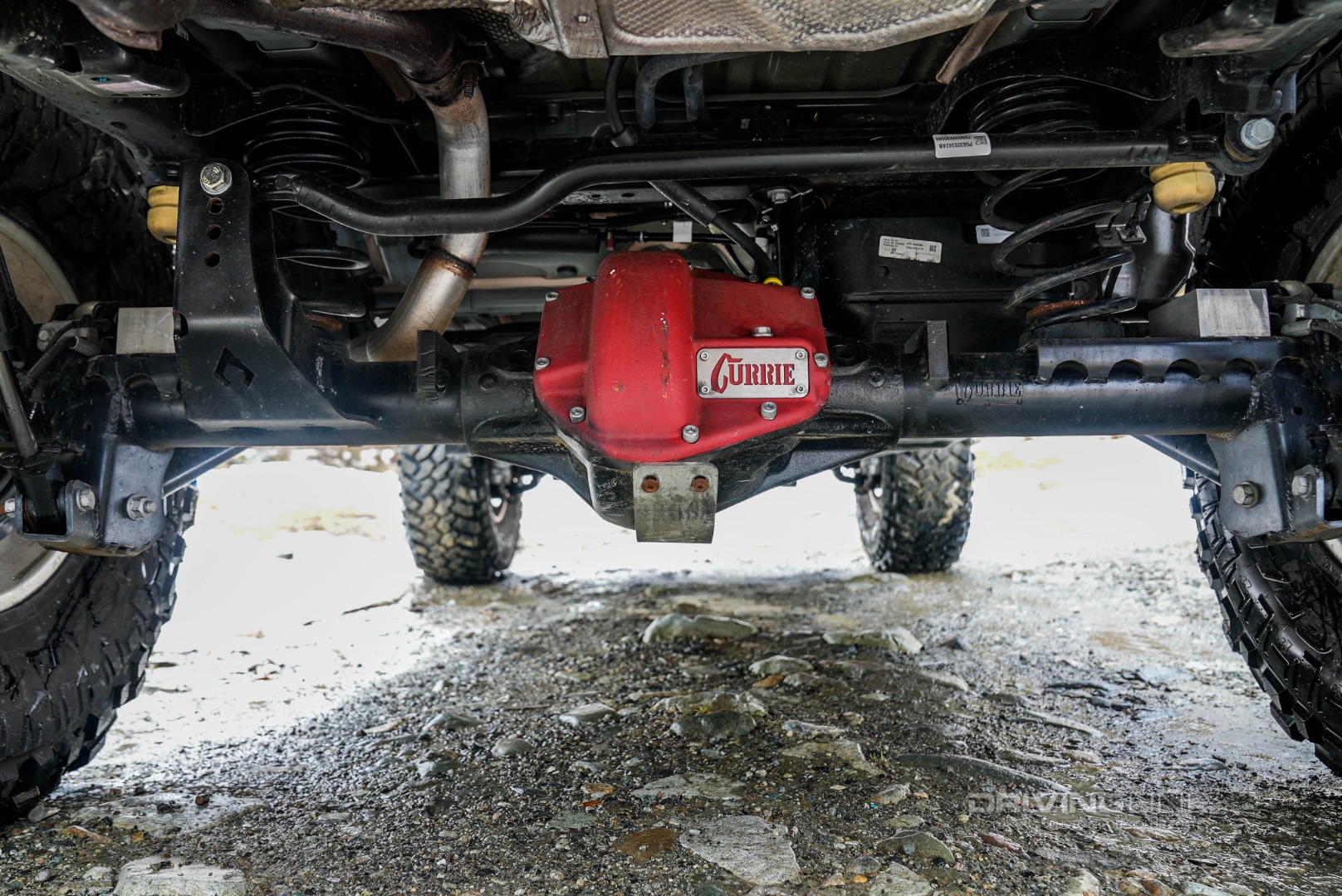 Whitney opted for Currie Extreme60 Axle Housings, as she is a big fan of the rolled center sections protected by hardened steel skid plates.