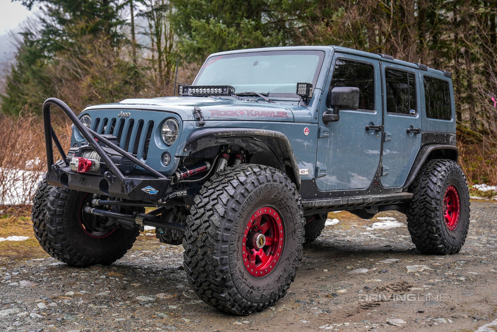 A Poison Spyder Customs armor wrap helps to keep the exterior of Ryon's JK protected while off road.