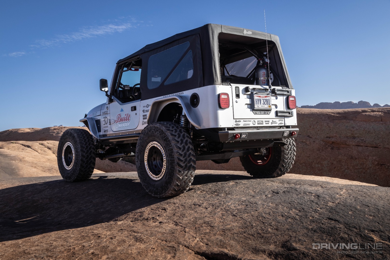 All of the right accessories were added to maximize the functionality of this beautiful Jeep LJ.