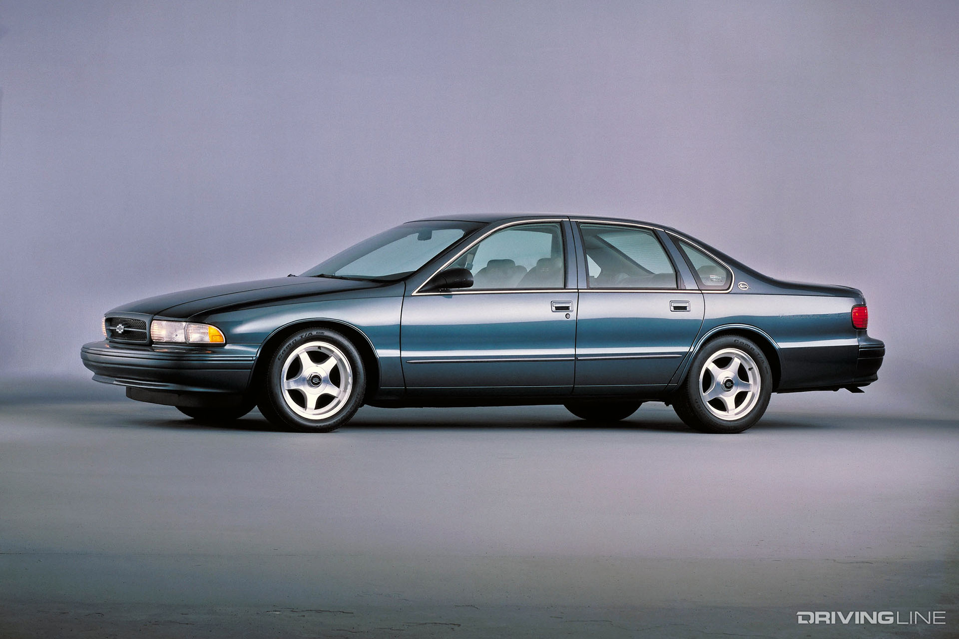 Chevy Impala SS Blue Side View