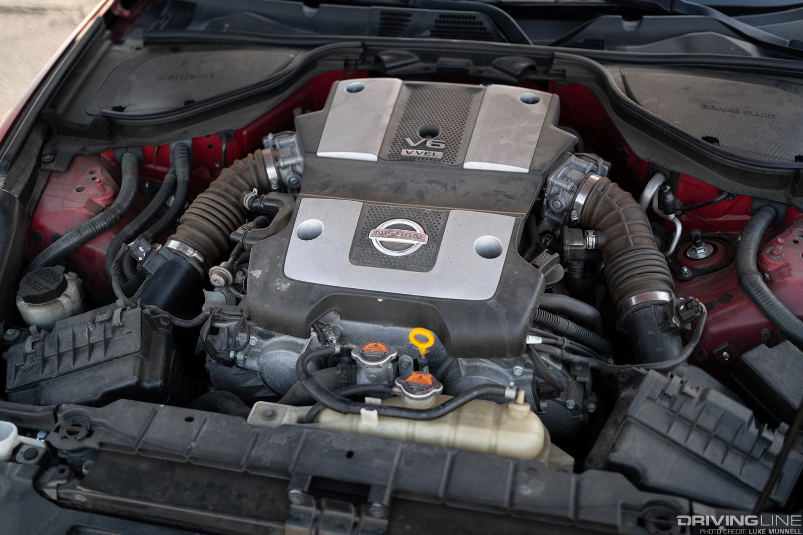 2015 Nissan 370Z V6 Engine bay