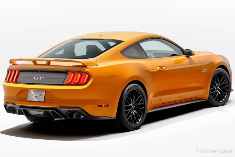 2018 Mustang GT Rear View