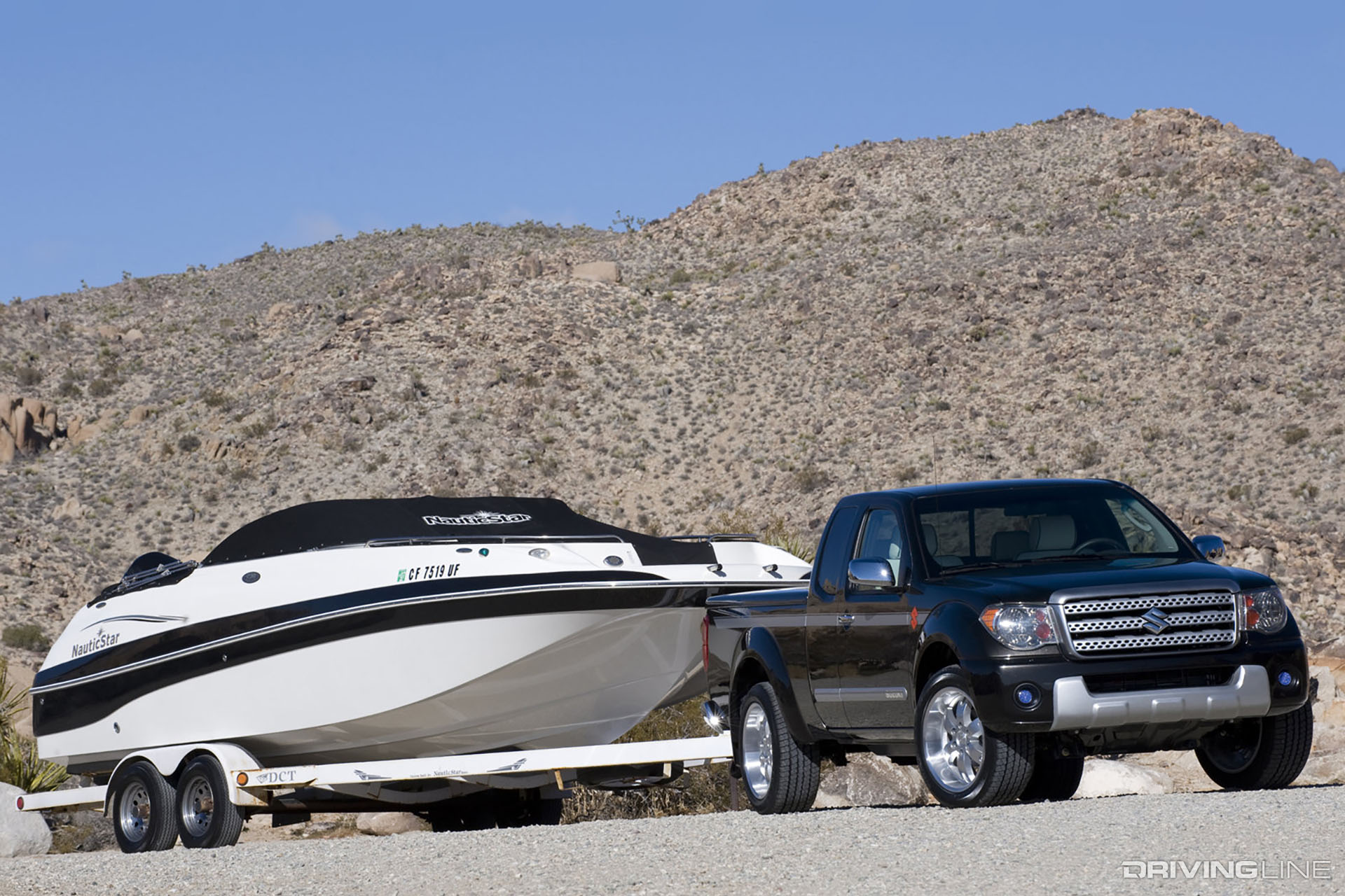 Suzuki Equator Nissan Frontier Towing Boat