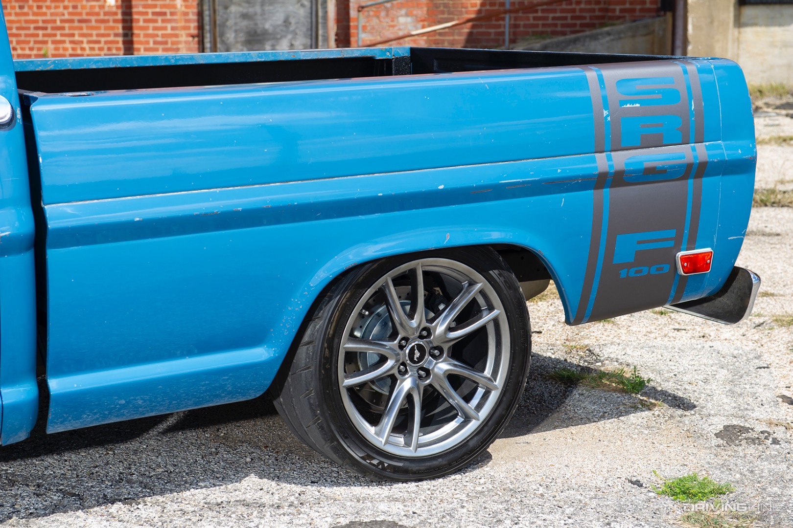 Rear Wheel of Eddie Rosen's '68 Ford F100