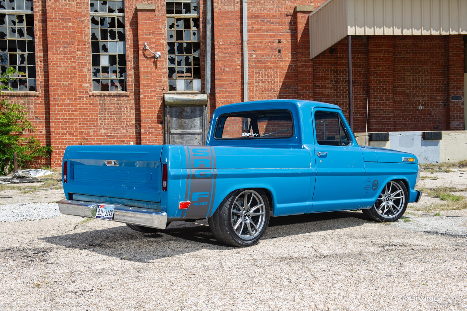 Rear of Eddie Rosen's '68 Ford F100
