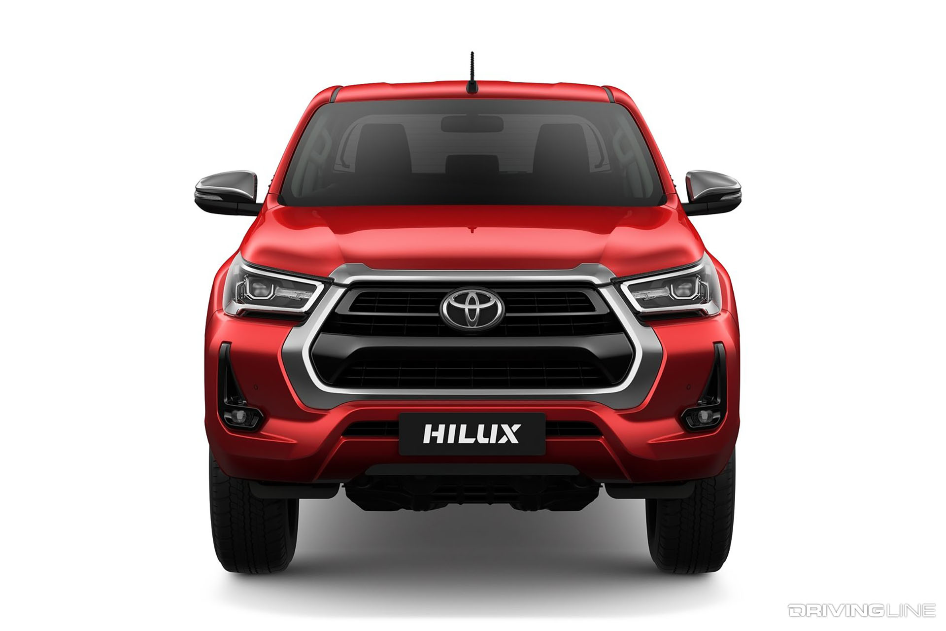 Toyota Hilux Red Front View