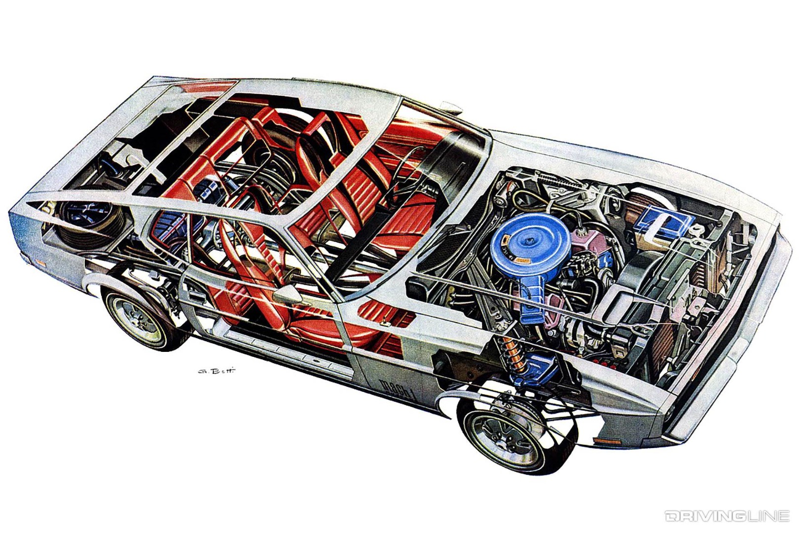 Ford Mustang Cutaway