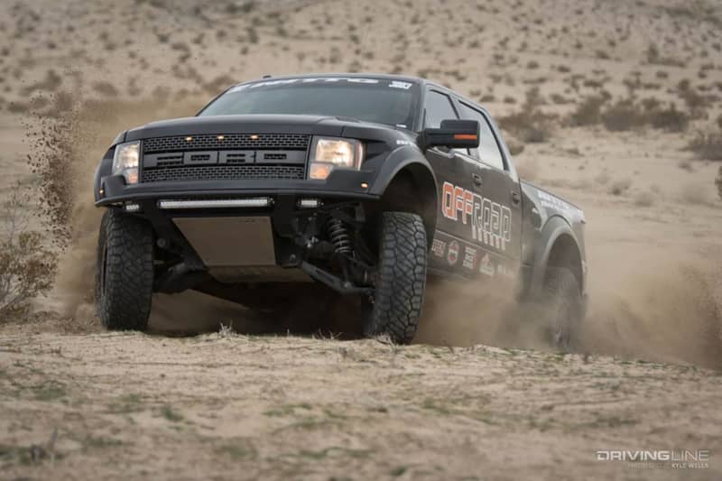 Ford F-150 Raptor in Desert