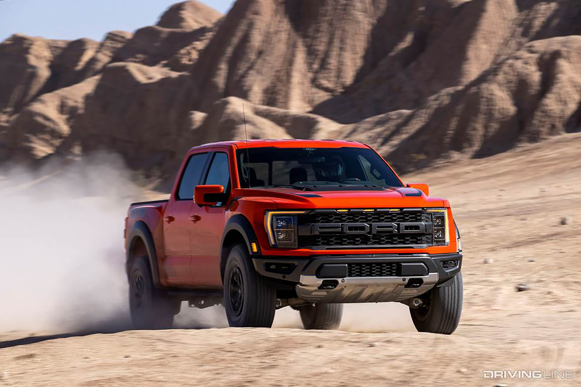 2021 Ford F-150 Raptor Orange in Desert