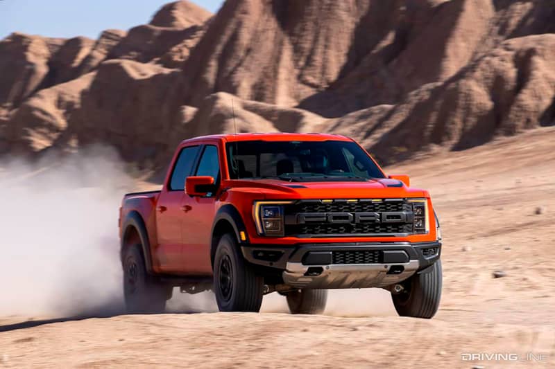 2021 Ford F-150 Raptor Orange in Desert