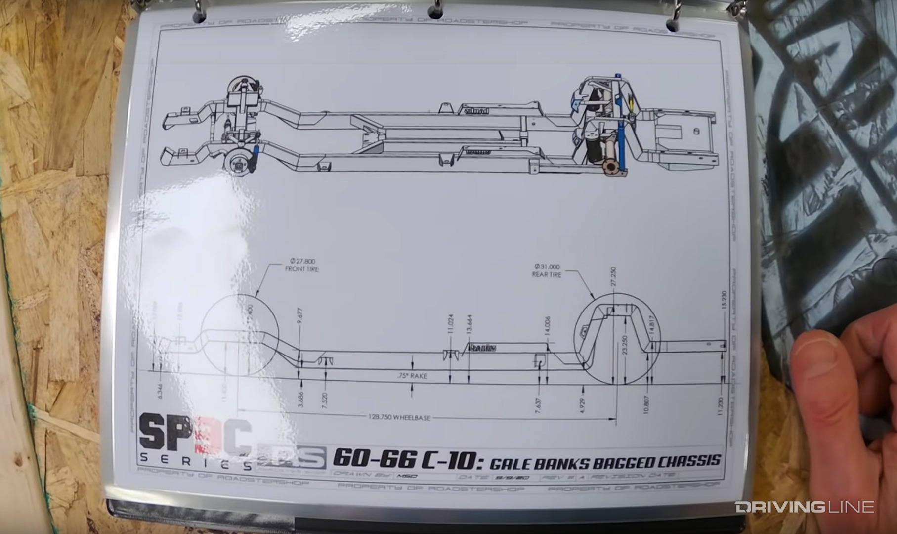 Roadster Shop Chassis Dimensions