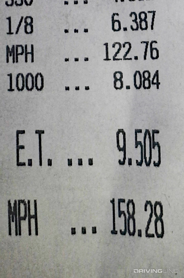 9-Second Cummins Time Slip Diesel Drag Race