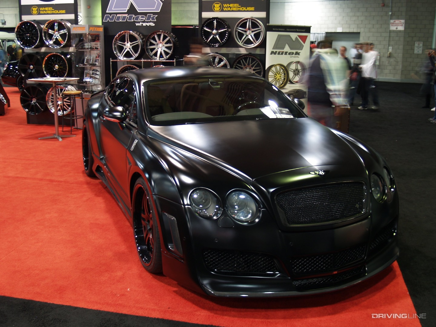 Flat black Bentley