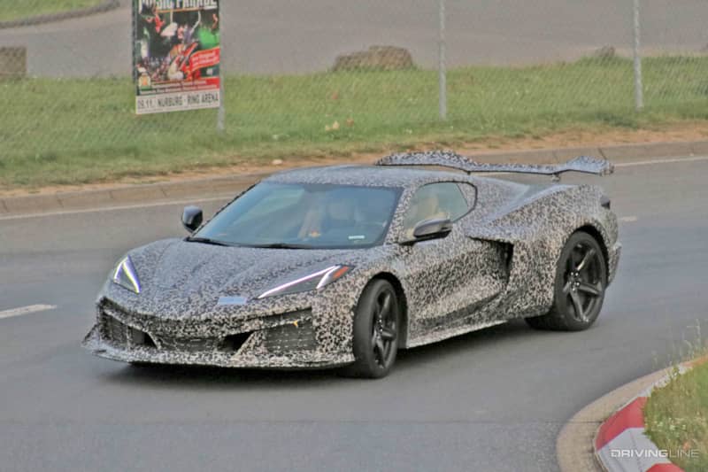 Spy Photos 2023 Chevrolet Corvette C8 Z06 Prototype testing
