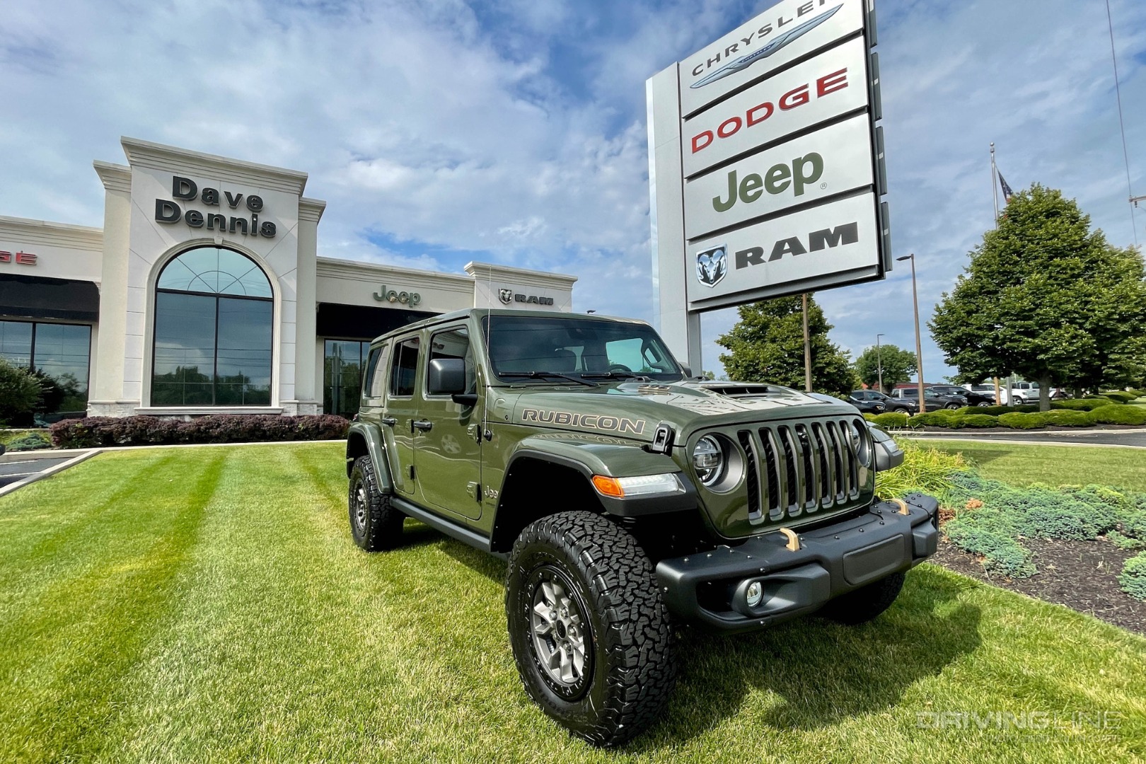 Jeep Wrangler 392 on grass