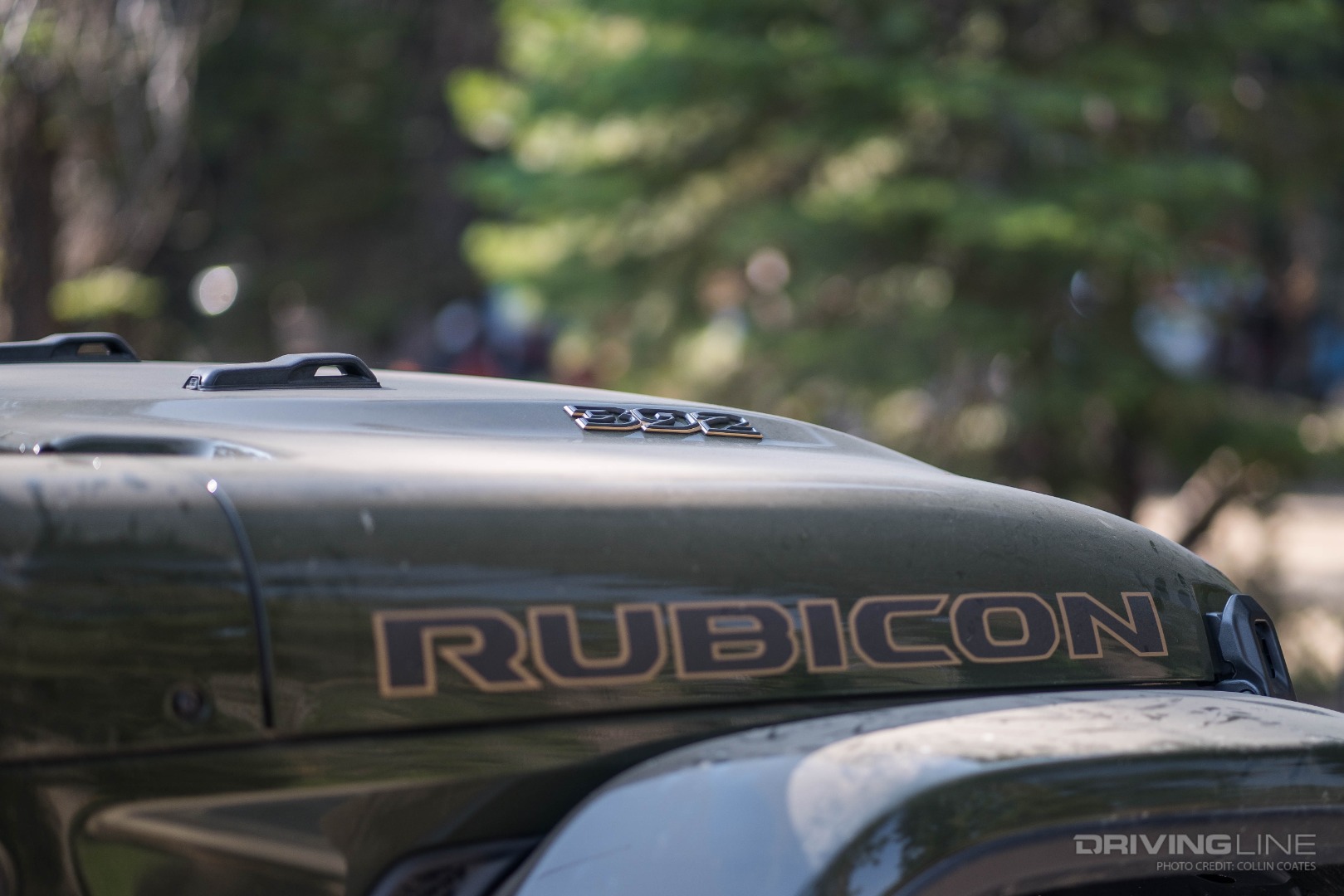 Jeep Wrangler Rubicon 392 hood detail