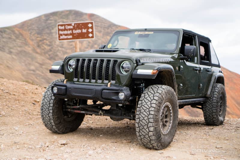 38" Ridge Grappler Review on a Jeep 392 on the trail