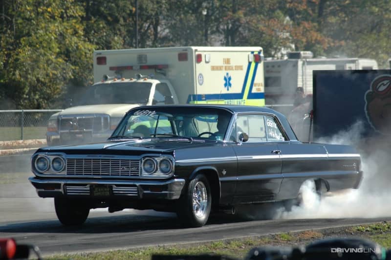 Chevrolet Impala 409 burnout