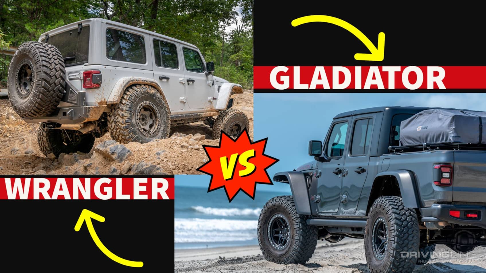 Jeep Gladiator vs Jeep Wrangler Which Is Right For You? DrivingLine