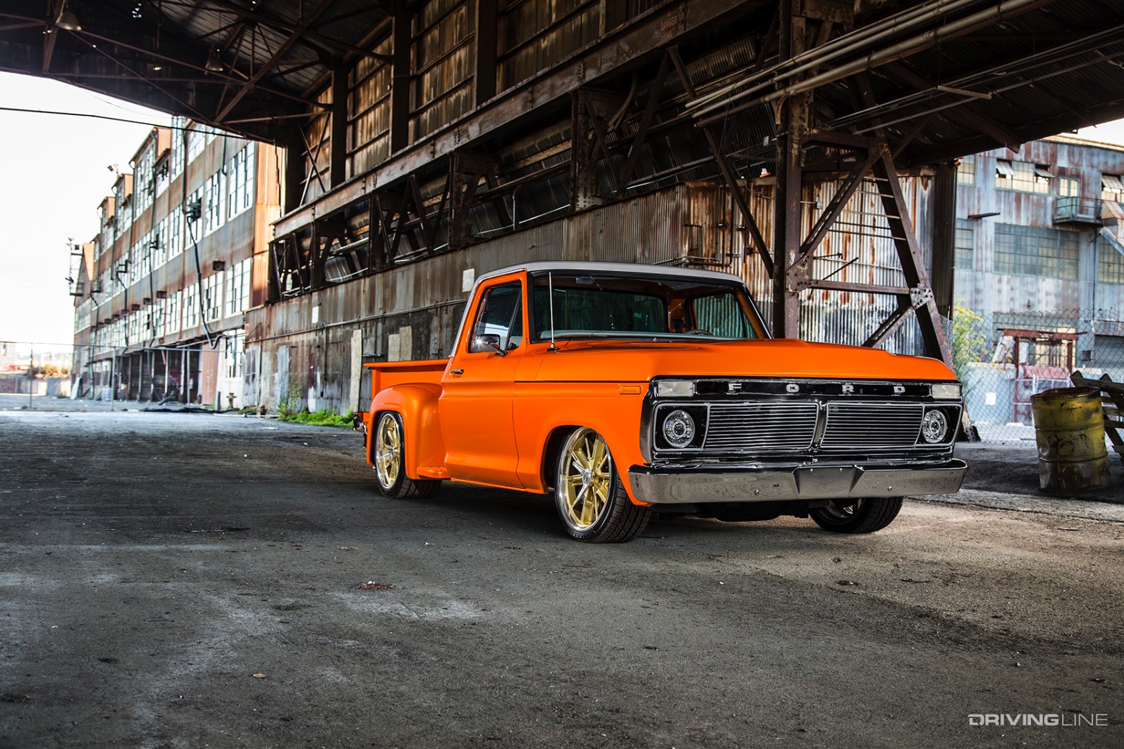 Front of Isaias Garcia's '77 Ford F100