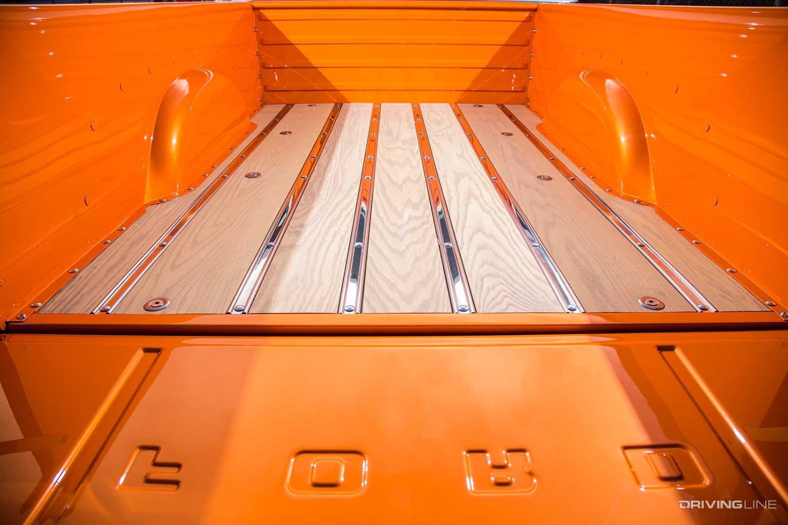 Wood Bed Floor of Isaias Garcia's '77 Ford F100