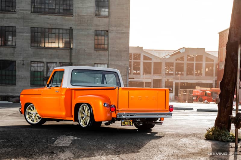 Rear Driver side of 1977 Ford F100 Truck