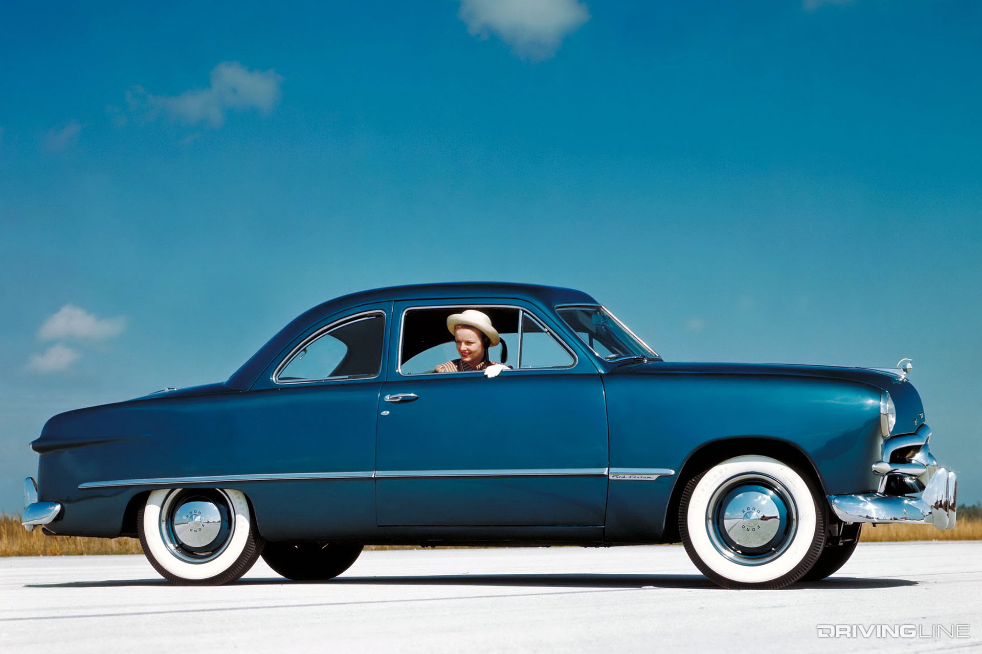 1949 Ford Coupe Blue