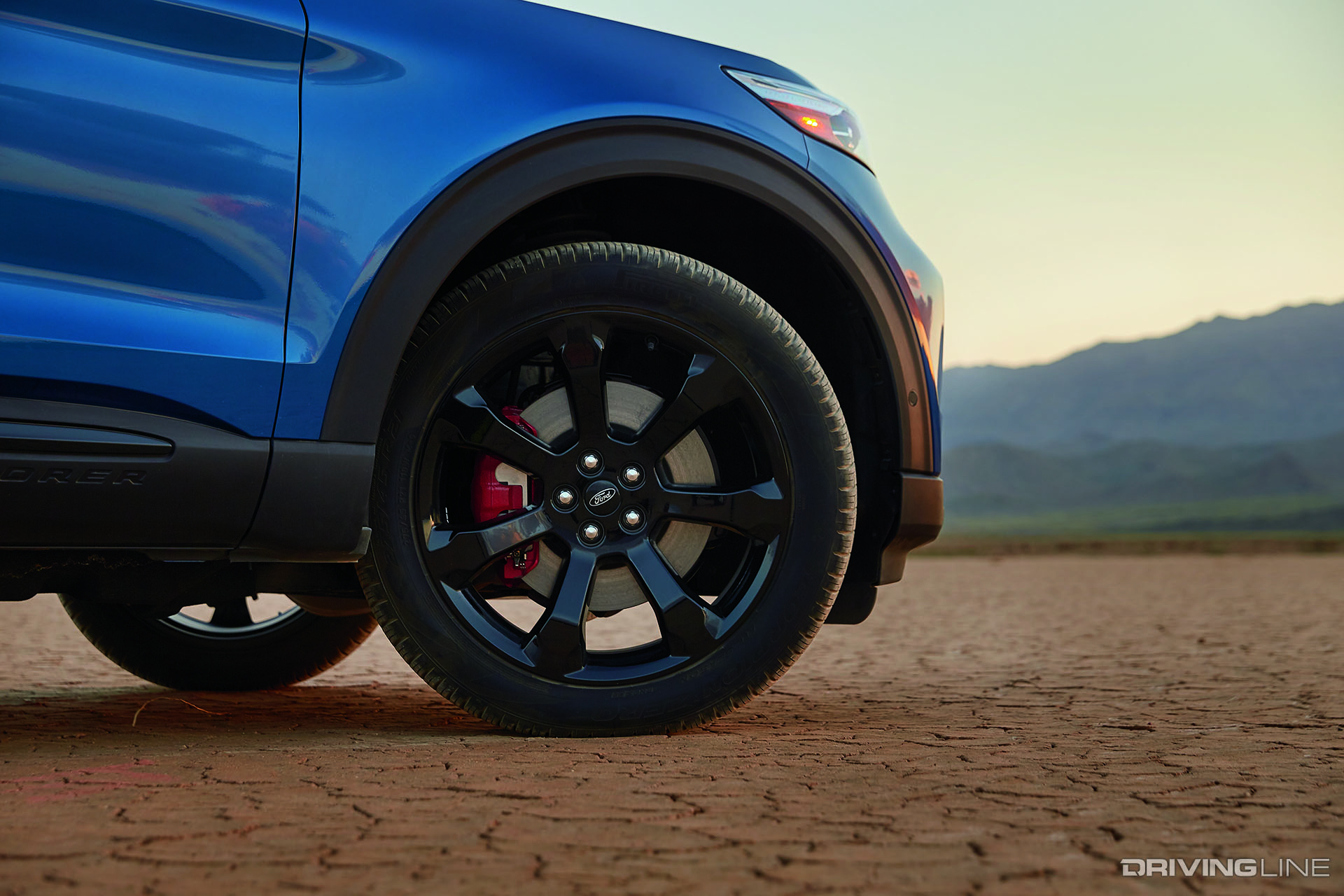 2022 Ford Explorer ST Blue Wheels