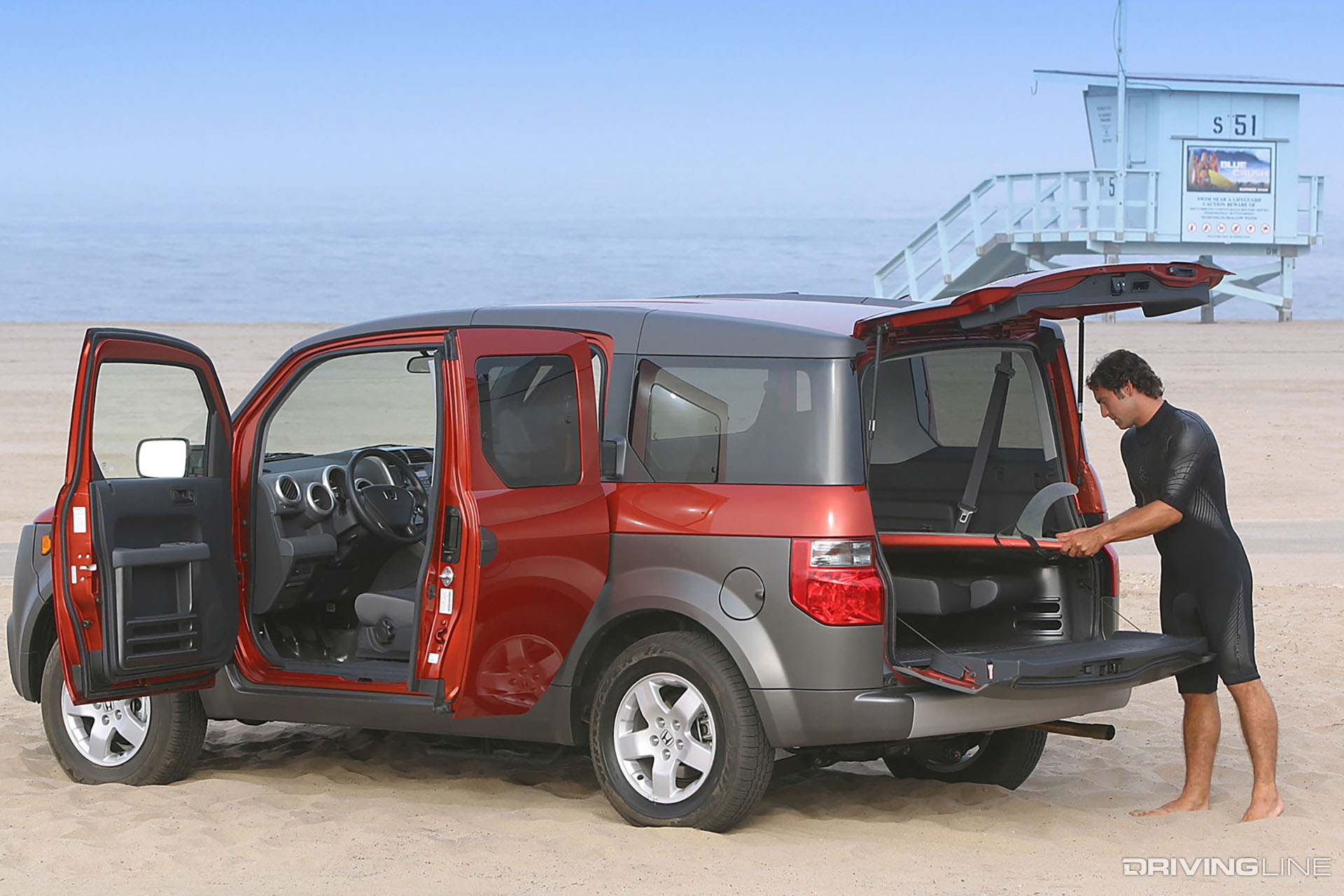 2003 Honda Element Orange