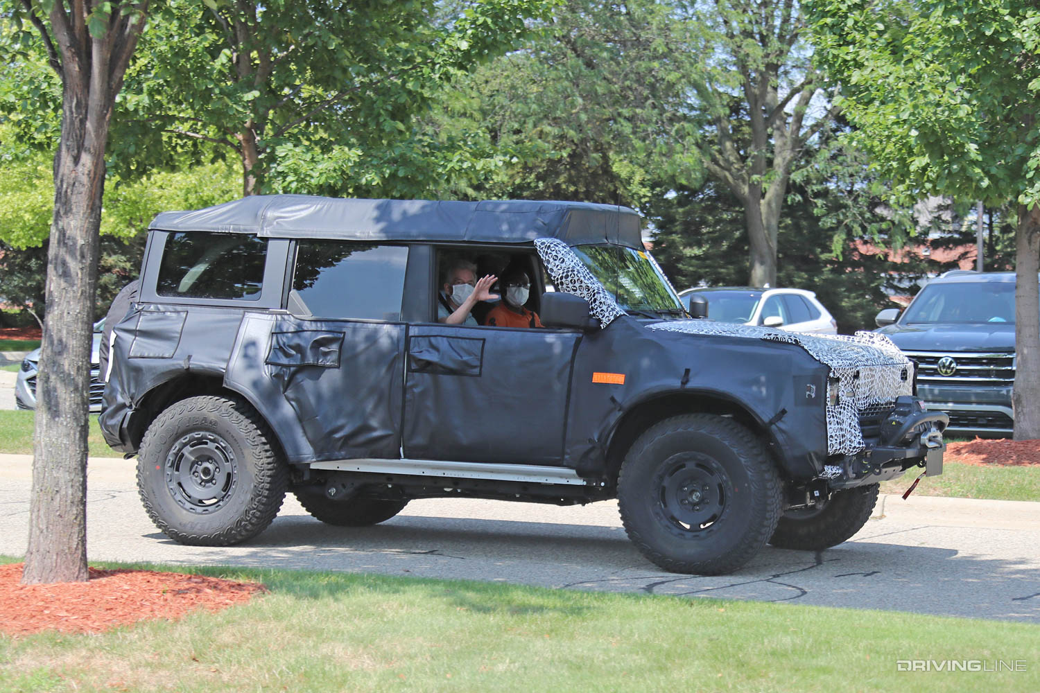 Spy Photos: New Ford Bronco Sasquatch Package Tester