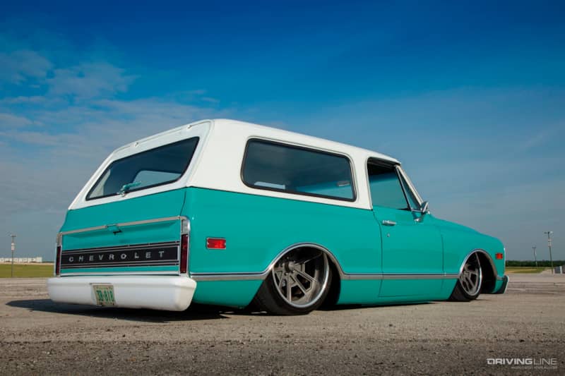 Rear of Steve Green's '72 Chevy Blazer
