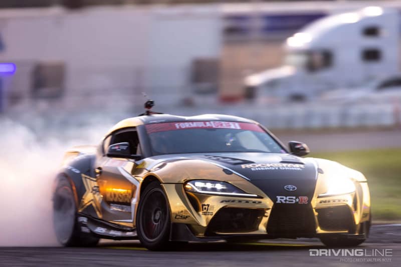 Fredric Aasbo qualifying at 2021 Formula Drift St Louis