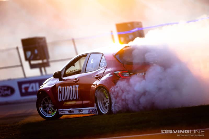 Ryan Tuerck drifting at 2021 Formula Drift St Louis