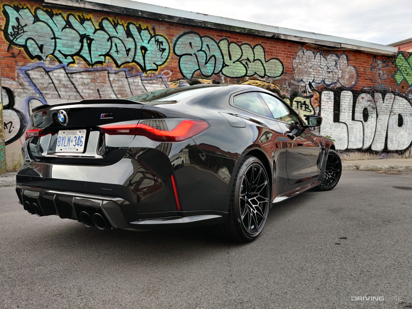 2021 BMW M4 Competition rear view