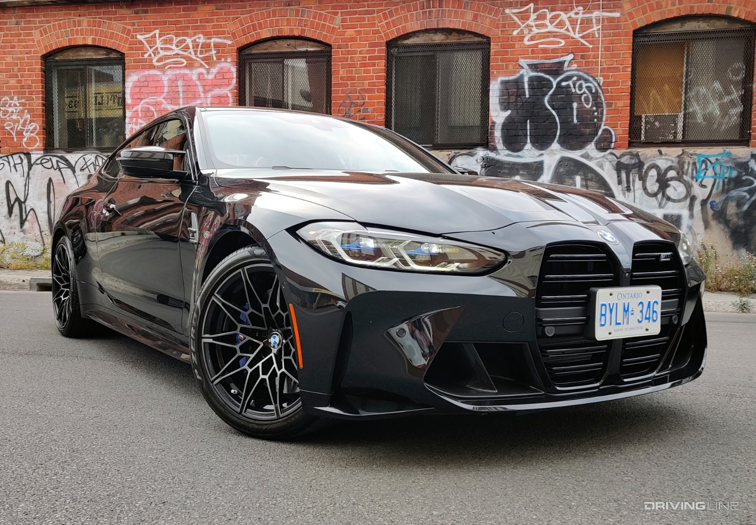 2021 BMW M4 Competition low front 3/4