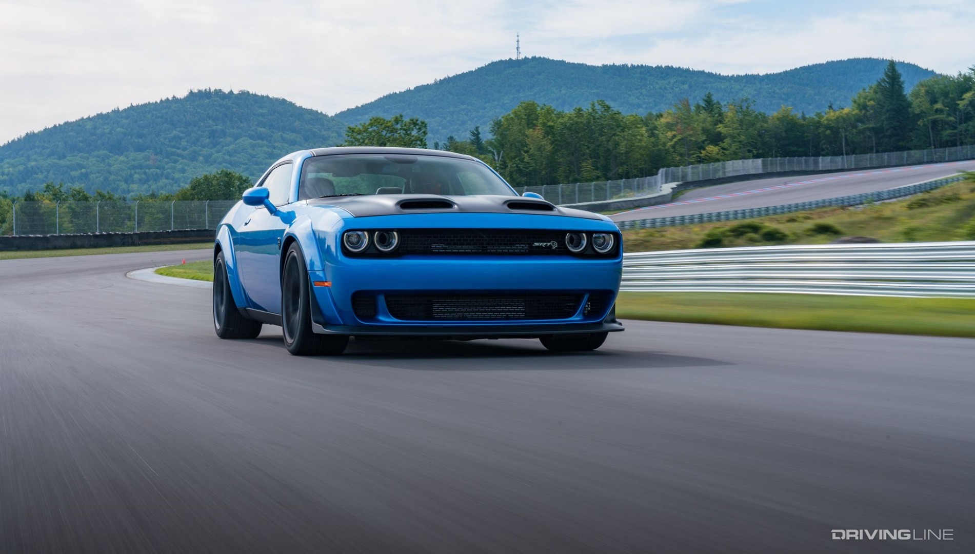 Dodge Challenger SRT Hellcat Redeye on race track