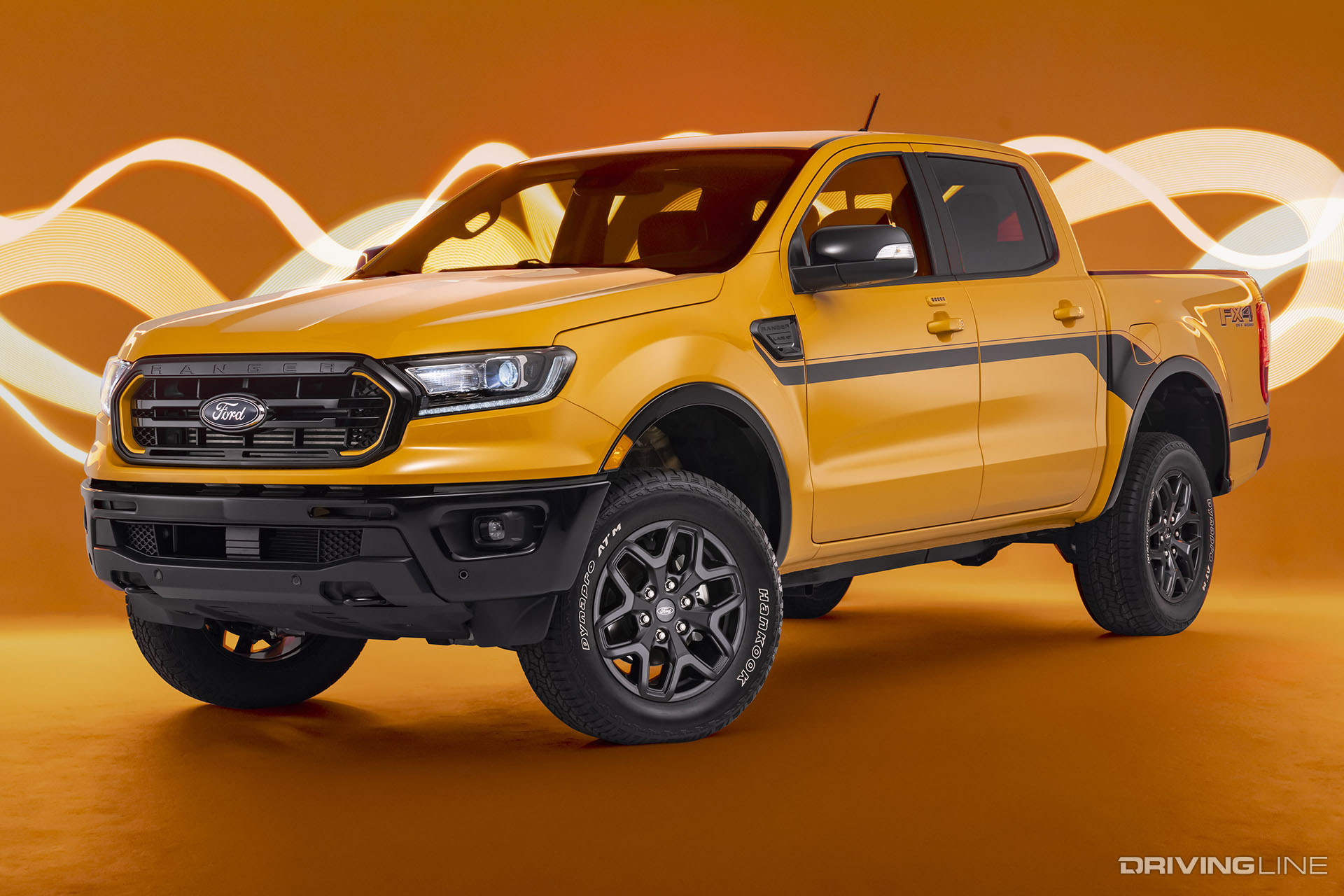 2022 Ford Ranger Splash Yellow