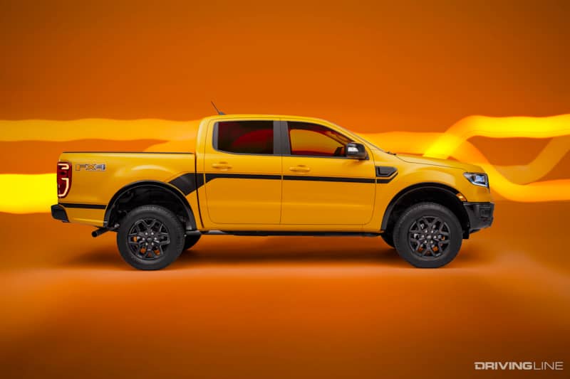 Ford Ranger Splash 2022 Yellow