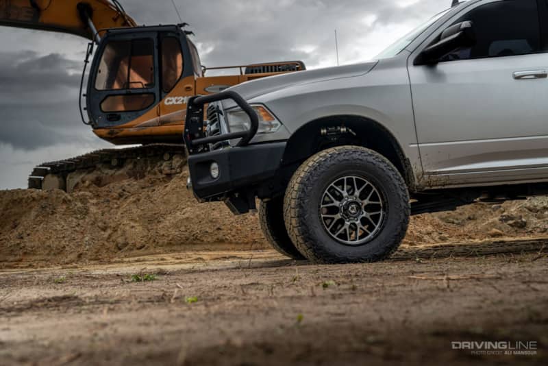 nitto tire recon grappler a/t on Dodge RAM