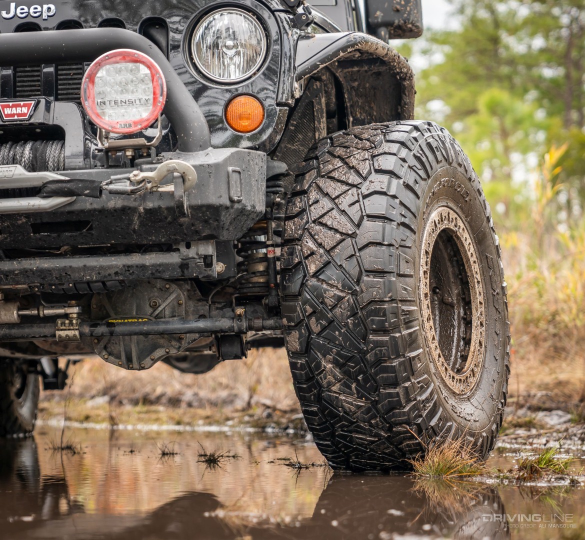 nitto tire ridge grappler on a Jeep