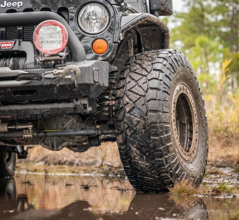 nitto tire ridge grappler on a Jeep