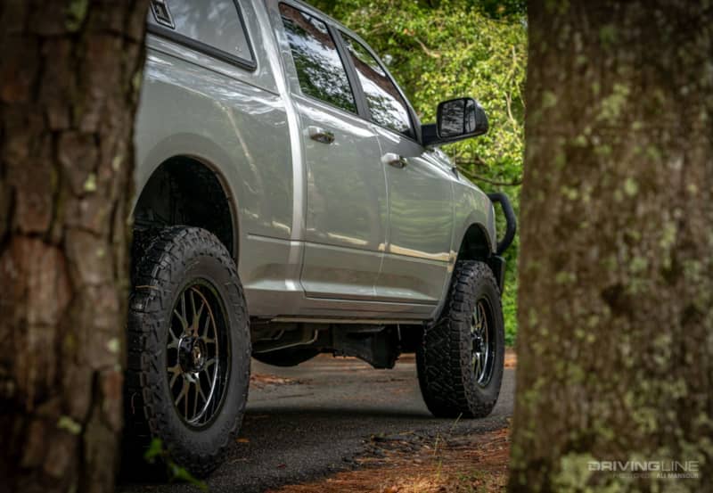 nitto tire recon grappler a/t tires on full size truck
