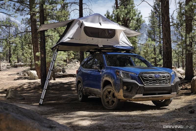 Subaru Forester Wilderness Camping