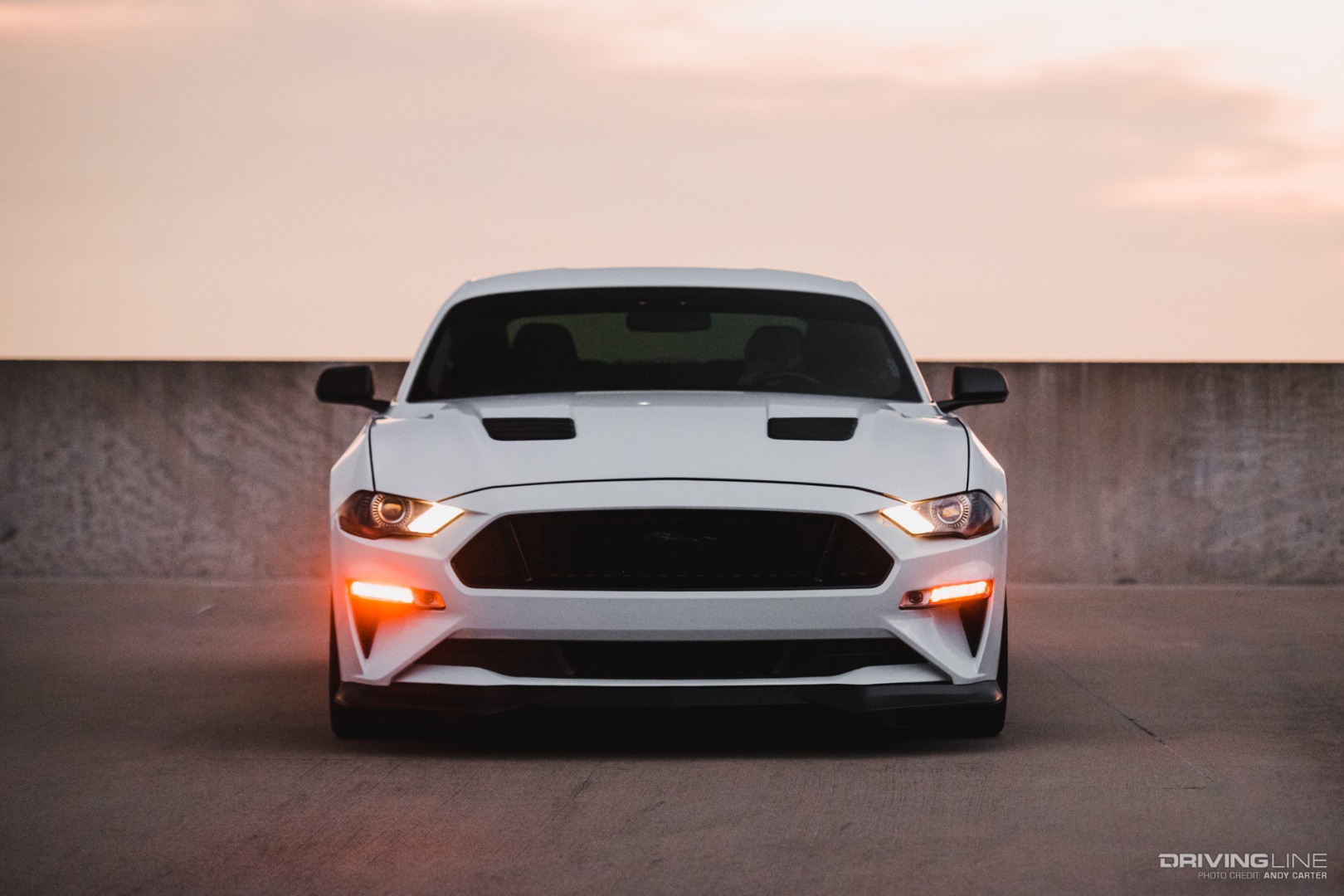 Front of Ford Mustang S550