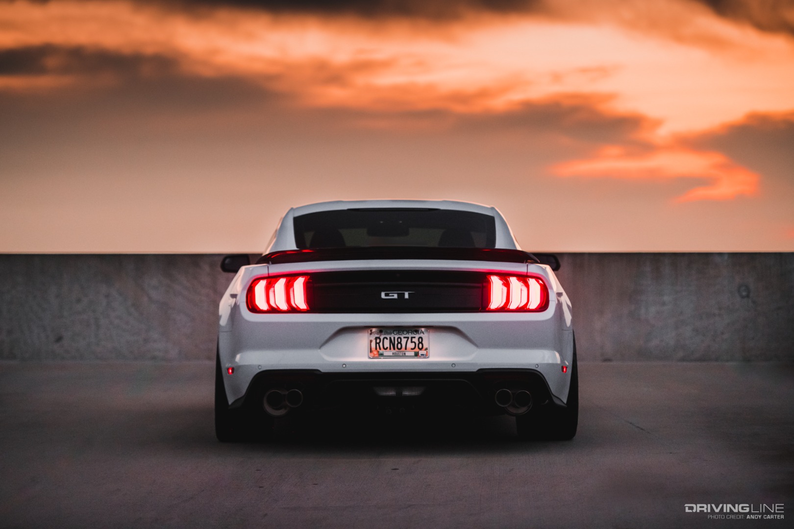 Ford Mustang S550 rear shot