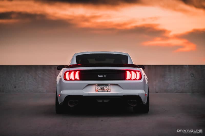 Ford Mustang S550 rear shot