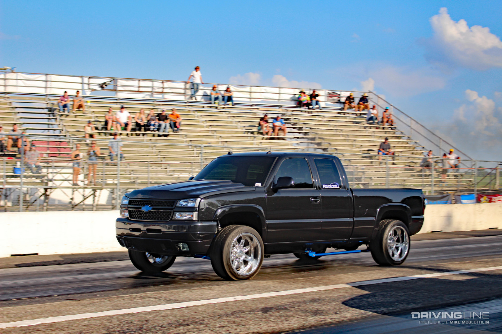 Diesel Drag Racing Chevy 2500 Duramax on Nitto NT420V tires