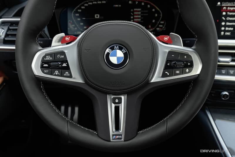 2021 BMW M3 M buttons