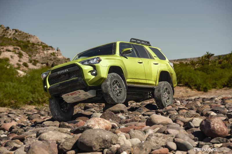 2022 Toyota 4Runner TRD Pro Lime on Nitto Terra Grappler tires