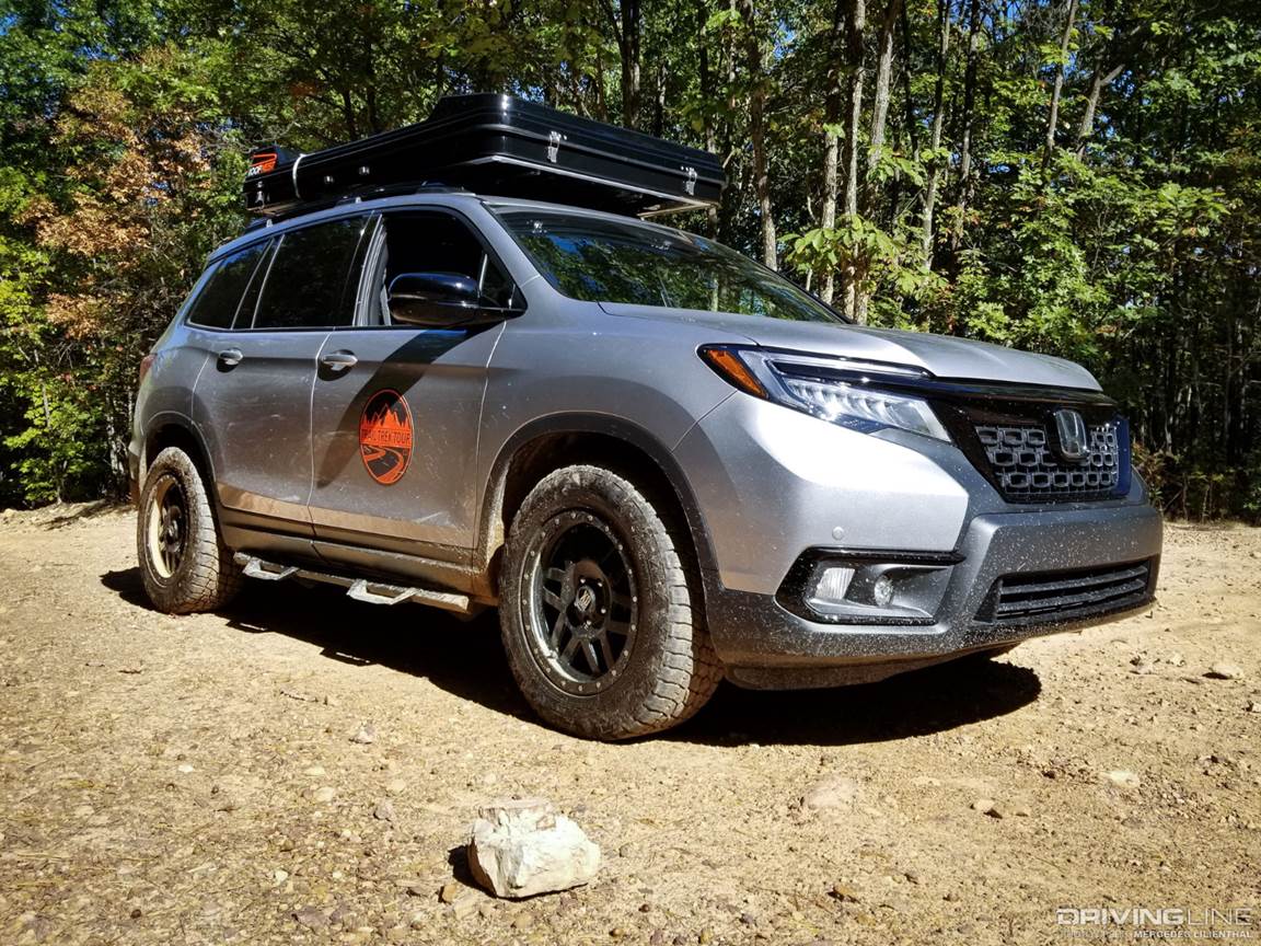 Honda Passport Off-Road on Nitto Terra Grappler tires